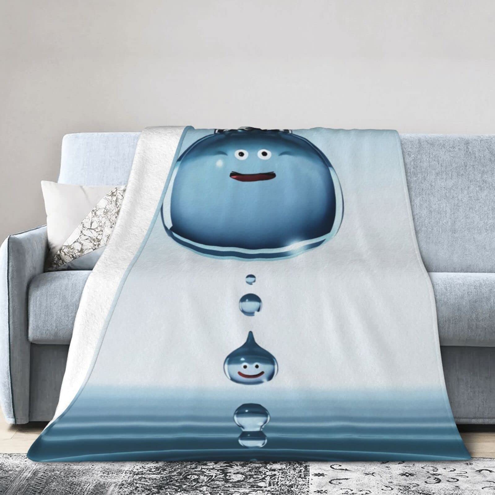 Amazon｜ブランケット 毛布 ドラクエ スライム ひざ掛け ひざかけ